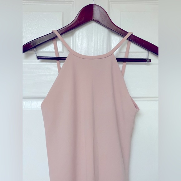Calvin Klein Pale Pink Floor Length Dress - Picture 3 of 11